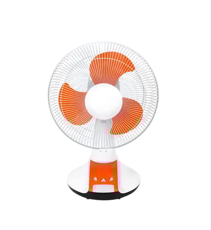 Novena Defender 12-Inch Rechargeable Table Fan (NCF-112) – Orange