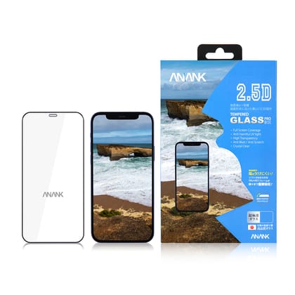 ANANK 9H Full‑Coverage Tempered Glass Screen Protector for iPhone