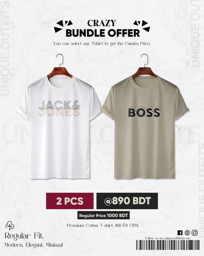 BR23 Luxury Brand Combo T-shirt