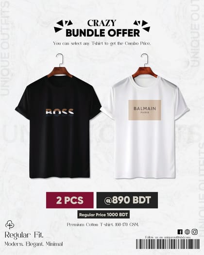 BR24 Luxury Brand Combo T-shirt