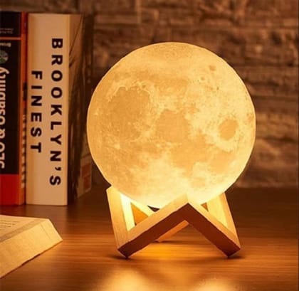 3D Moon Lamp 16 Colors Remote & Touch - 15 cm Table Lamp - Table Lamp