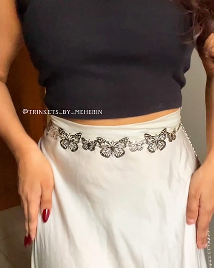 Hollow butterfly (silver)