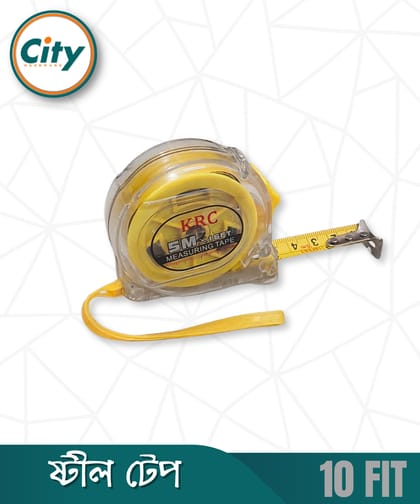 ১ পিস ৫ মিটার (১৬ ফুট) স্টিল টেপ পরিমাপের টেপ বিভিন্ন কাজের জন্য নির্ভুল পরিমাপক টেপ