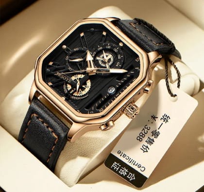 TRSOYE Brand New luxury Fashion Leather Belt Watch
