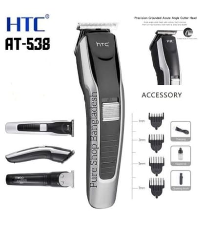 HTC Rechargeable Hair and Beard Trimmer for Men AT 538, 528, 1210