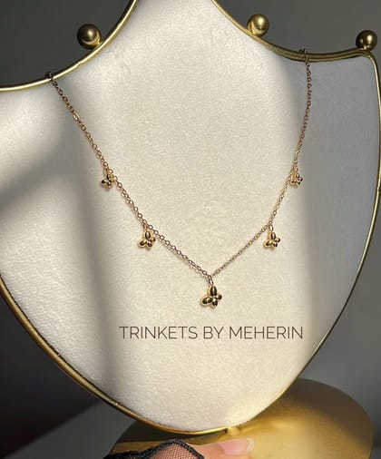 Butterfly charm neckpiece