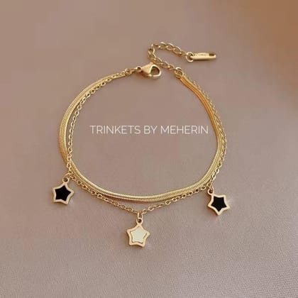 Dual layer star bracelet