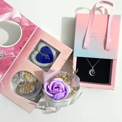 100 LANGUAGE I LOVE YOU NECKLECE + LOVE PEARL NECKLECE.