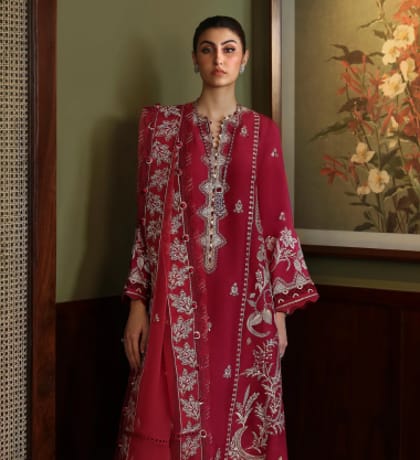 Crimson Charm Embroidered Set (Copy)