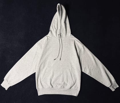 350+ GSM LIGHT GREY COLOUR HOODIE 🇧🇩💯