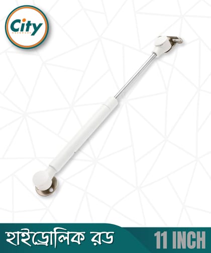 ১ পিস হাইড্রোলিক রড ক্যাবিনেট ডোর লিফট বায়ু সাপোর্ট গ্যাস স্প্রিং স্ট্রুটস লিফট ক্যাপাসিটি ১০০এন/১০কেজি সাদা