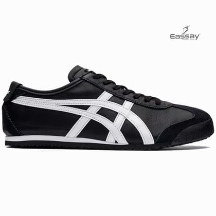 Onitsuka Tiger Mexico 66 in Black with White Step