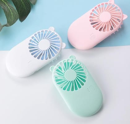 USB rechargeable Lithium battery portable handheld mini pocket Fan