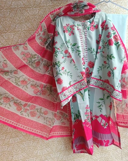 Digital Print Three Piece