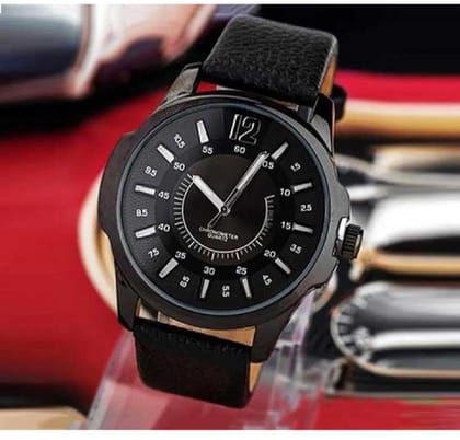 Artificial Leather Analog Watch for Men