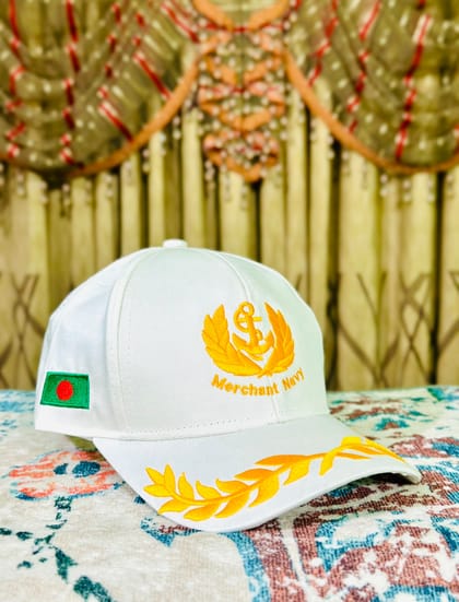 Merchant Navy White Cap