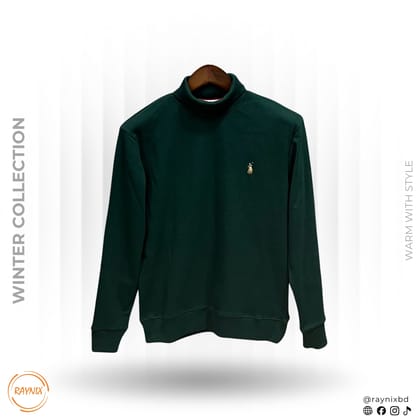 POLO RALPH LAUREN Winter Collection Turtle Neck Sweatshirt – Emerald Green