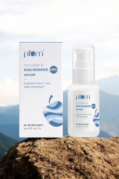 Plum 10% Niacinamide Face Serum With Rice Water 15ml