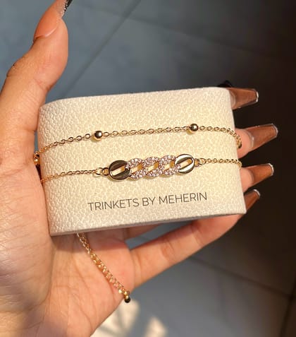 Diamond cut bracelet