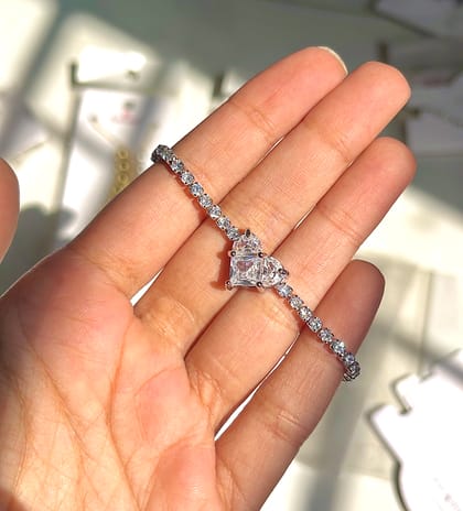 Zircon adjustable bracelet