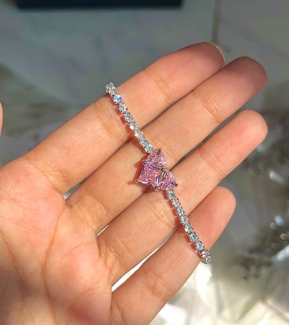 Zircon adjustable bracelet