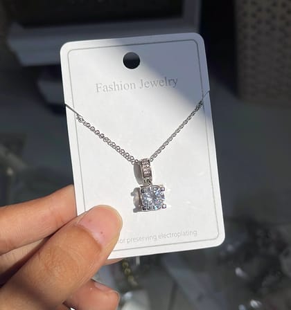 Diamond cut pendant