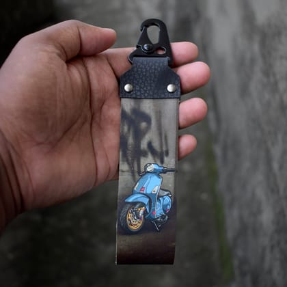 Premium KeyRing For Scooter (Dark Vibe Design)