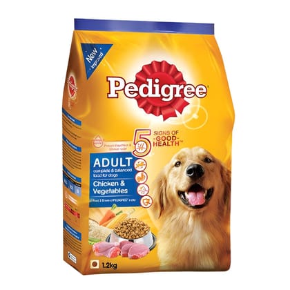 Pedigree Adult Dry Dog Food, Pack Size1.2kg