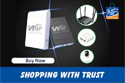 New Version WGP mini UPS 10400mAh – 5/12/12V – With 1 Year Warranty – Black