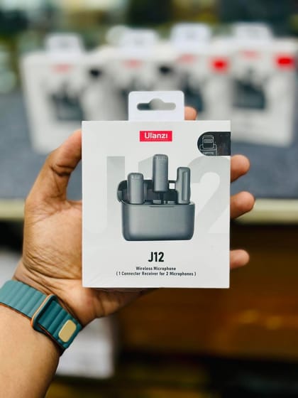 𝗨𝗹𝗮𝗻𝘇𝗶 𝗝𝟭2 Dual 𝗪𝗶𝗿𝗲𝗹𝗲𝘀𝘀 𝗟𝗮𝘃𝗮𝗹𝗶𝗲𝗿 𝗠𝗶𝗰𝗿𝗼𝗽𝗵𝗼𝗻𝗲 𝗦𝘆𝘀𝘁𝗲𝗺 𝗳𝗼𝗿 (𝗔𝗻𝗱𝗿𝗼𝗶𝗱/𝗶𝗣𝗵𝗼𝗻𝗲)