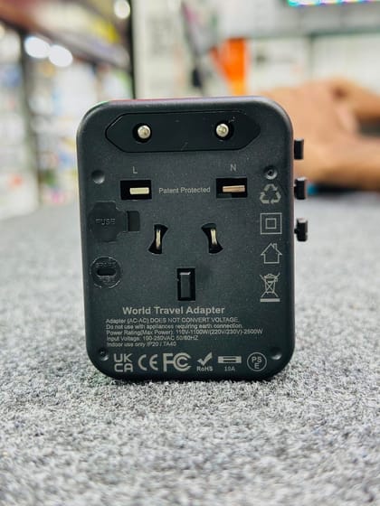 ANCO Universal Travel Adapter (Model: 606) (UK,USA,AUS,EUROPE)