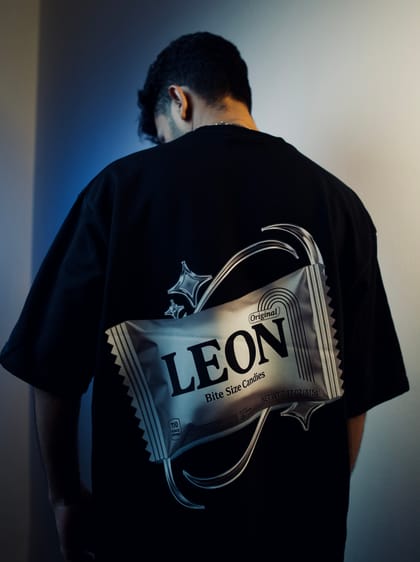 'LEON' Oversized Heavyweight Drop Shoulder T-Shirt