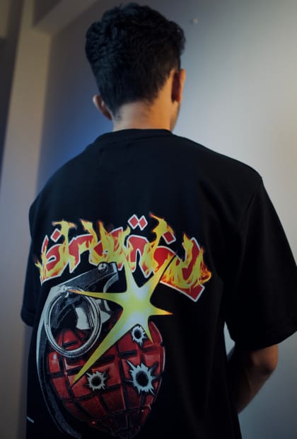 'LEON DRIP' Oversized Heavyweight Drop Shoulder T-Shirt