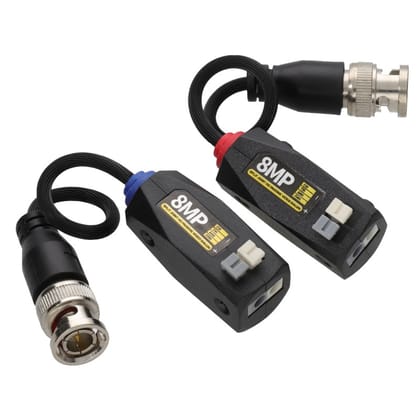 BNC Jack Video Balun with 2.1mm Power Connector – 8MP Rear View Compatible