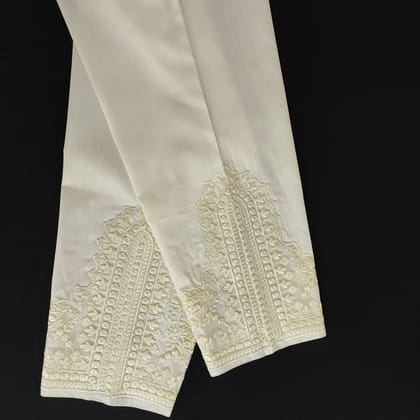 Off White Premium Salowar Pant | Shating Cotton Linen Fabric | Soft & Stylish