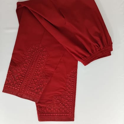 Red Premium Salowar Pant | Shating Cotton Linen Fabric | Soft & Stylish