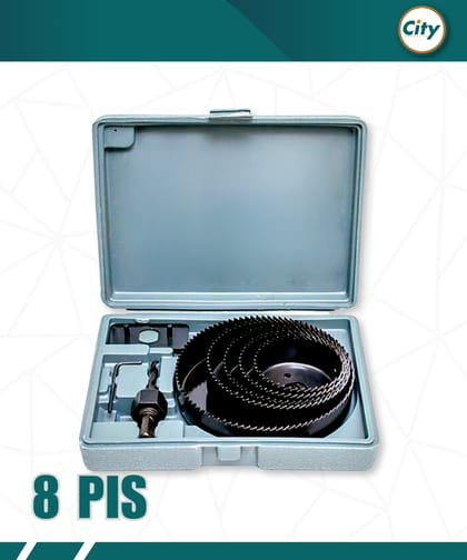 ৮ পিস হোল স সেট ৬৪ থেকে ১২৭ মিমি পর্যন্ত মাল্টি ফাংশনাল ড্রিল বিট সেট