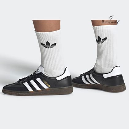 Adidas Handball Spezial Core Black and Cloud White Unisex Sneakers