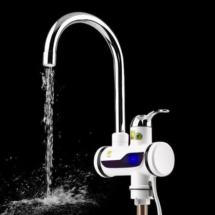 Instant Thankless Digital Electric Hot Water Tap for any wall Mount with led Display