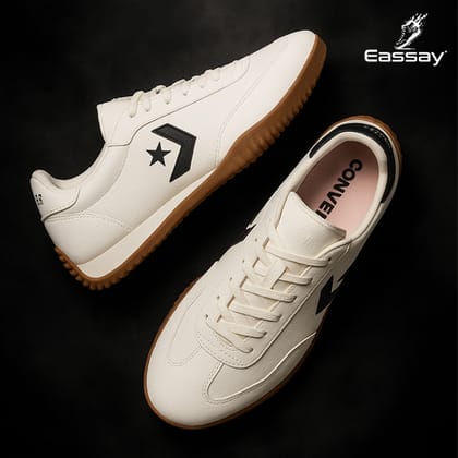 Converse Run Star CONS AS-1 Pro in the popular "White, Black & Gum" colorway.