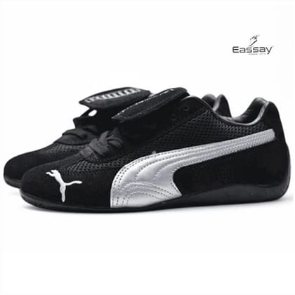 Puma SpeedCat Open YY Black base with metallic silver