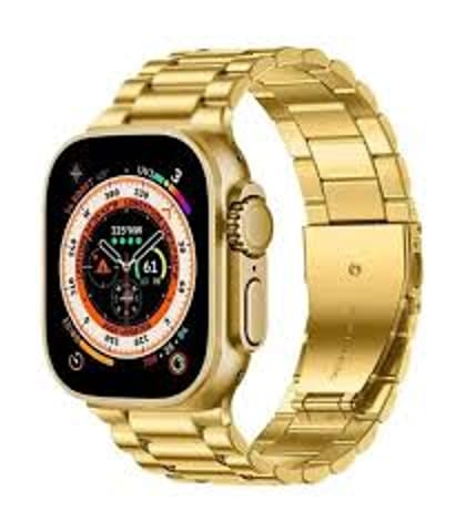 HK 9 Ultra Smartwatch Golden Edition (Dual Straps)