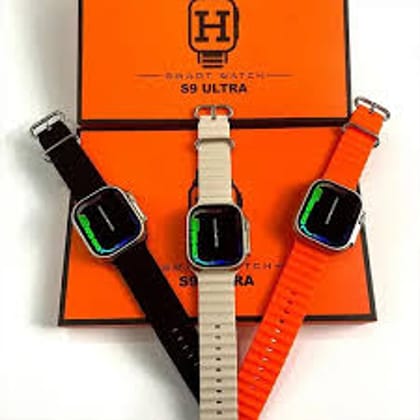 S9 Ultra Smartwatch With 3 Straps