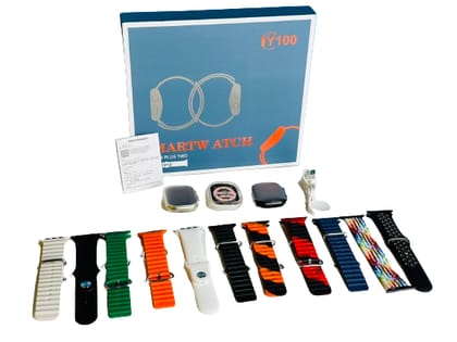 Y100 Couple Smartwatch With 11 Straps