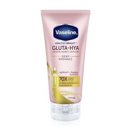 Vaseline Healthy Bright Gluta-Hya Serum Burst Lotion Dewy Radiance 170ml