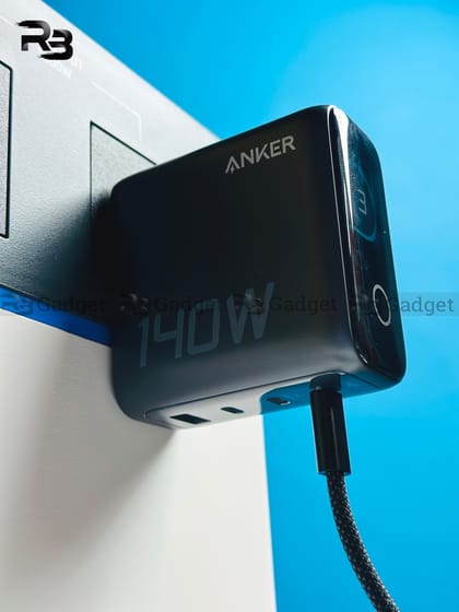 Anker Laptop Charger 140W | 4-Port | PD 3.1 | Touch Control | USB-C Cable (B2697) Chinese Version – Black