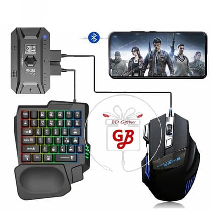 Mobile Gaming RGB Keyboard & Mouse Combo( Gearup k190)