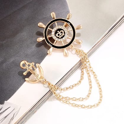 Rudder Brooch  ( Coat Pin)