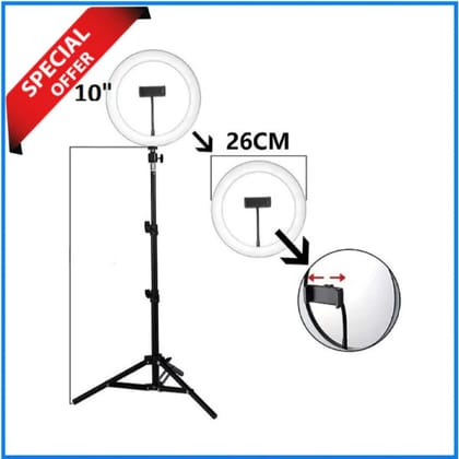 10inch Selfie LED Ring Light with Portable Light Stand