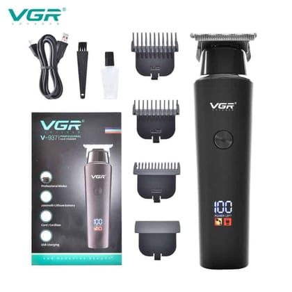 VGR V-937 Professional Rechargeable Hair Trimmer | 500 Min Runtime | ShopX